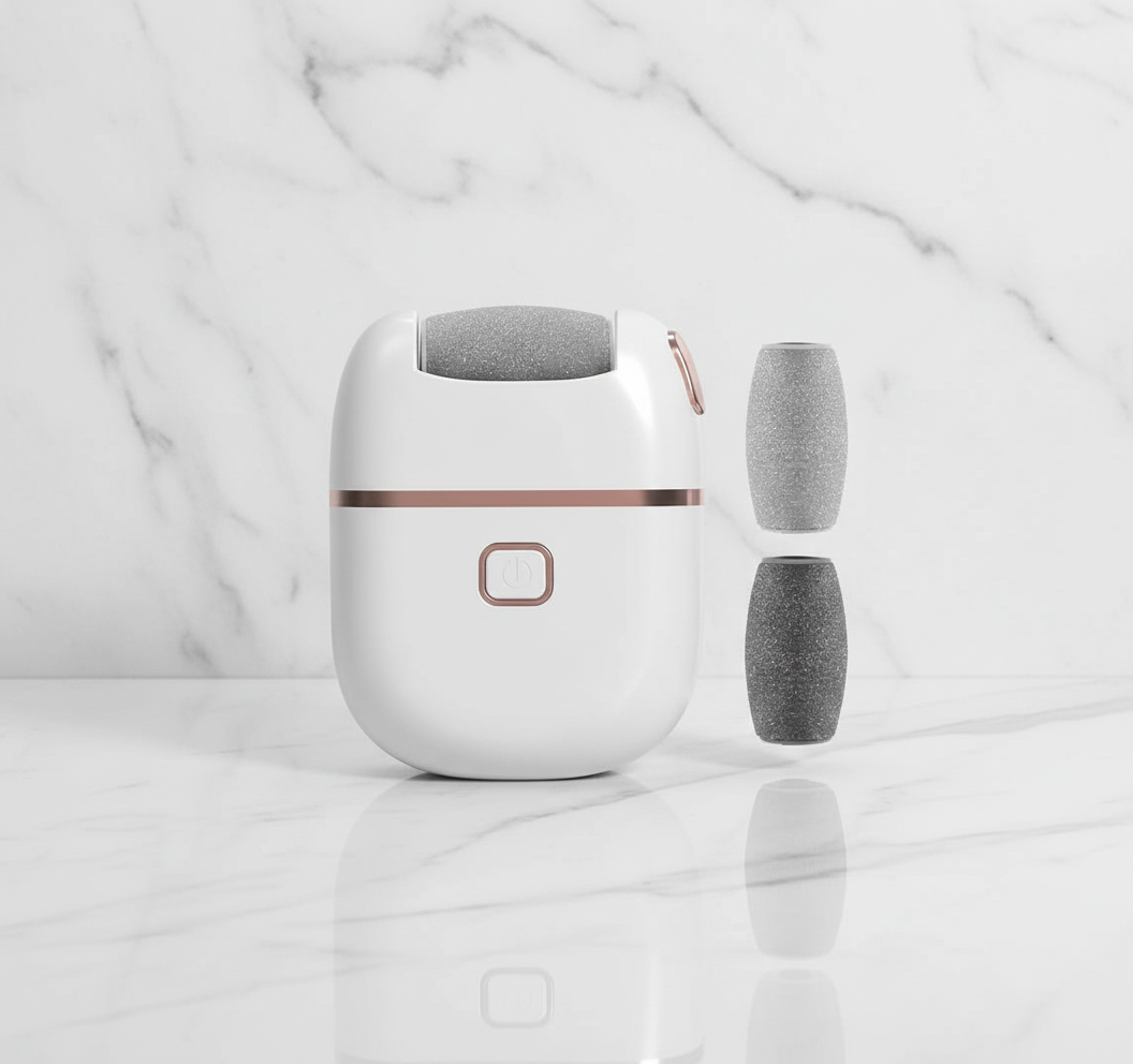 Electric Callus Remover with spare roller heads